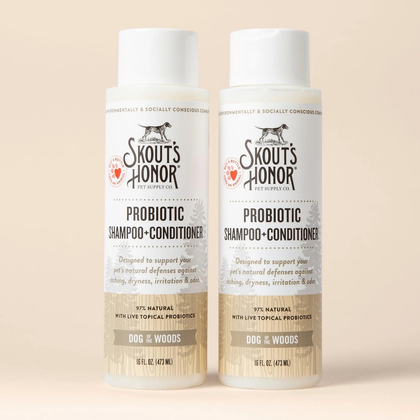 SKOUT ’ S HONOR PROBIOTIC SHAMPOO + CONDITIONER - DOG OF THE WOODS