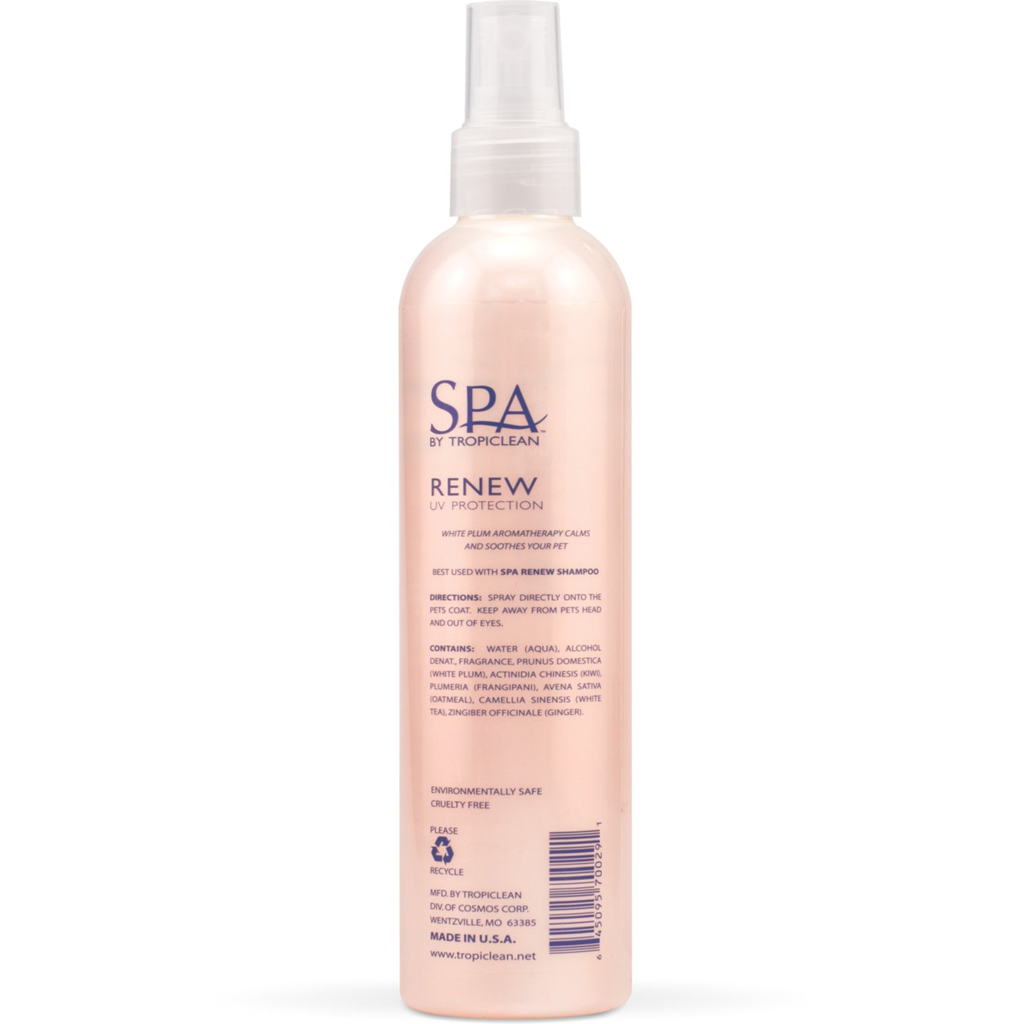 SPA BY TROPICLEAN LAVISH RENEW COLOGNE SPRAY
