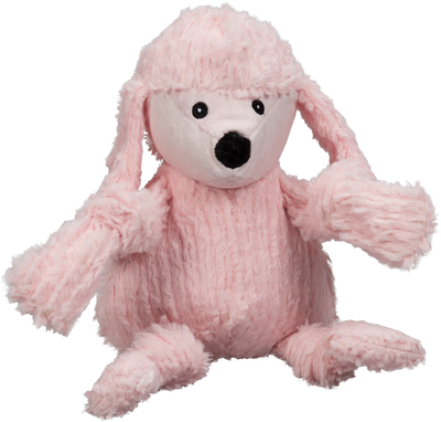 HUGGLE HOUNDS DIVA THE PINK POODLE KNOTTIE DOG TOY