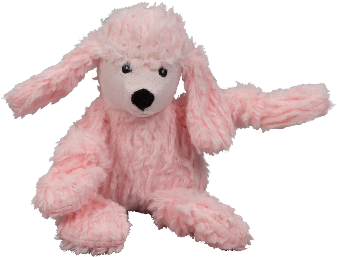 HUGGLE HOUNDS DIVA THE PINK POODLE KNOTTIE DOG TOY