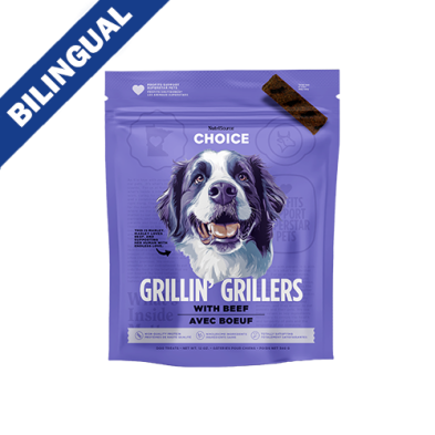 NUTRISOURCE® CHOICE GRILLIN' GRILLERS WITH BEEF