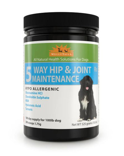 WELLYTAILS 5 WAY HIP AND JOINT SUPPORT RX DOG SUPPLEMENT