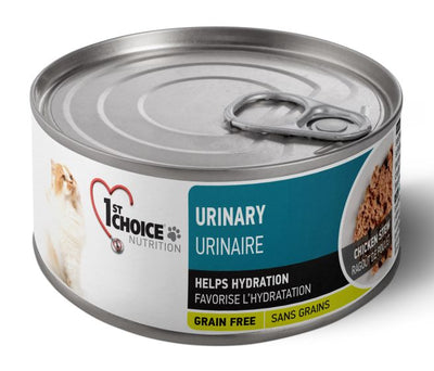 1st CHOICE ADULT URINARY HEALTH CHICKEN CANNED STEW CAT - 156G