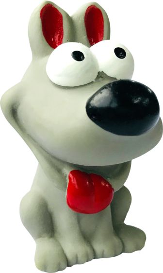 BUD'Z LATEX  SQUEAKER GREY  3.5 DOG TOYS 1 PC