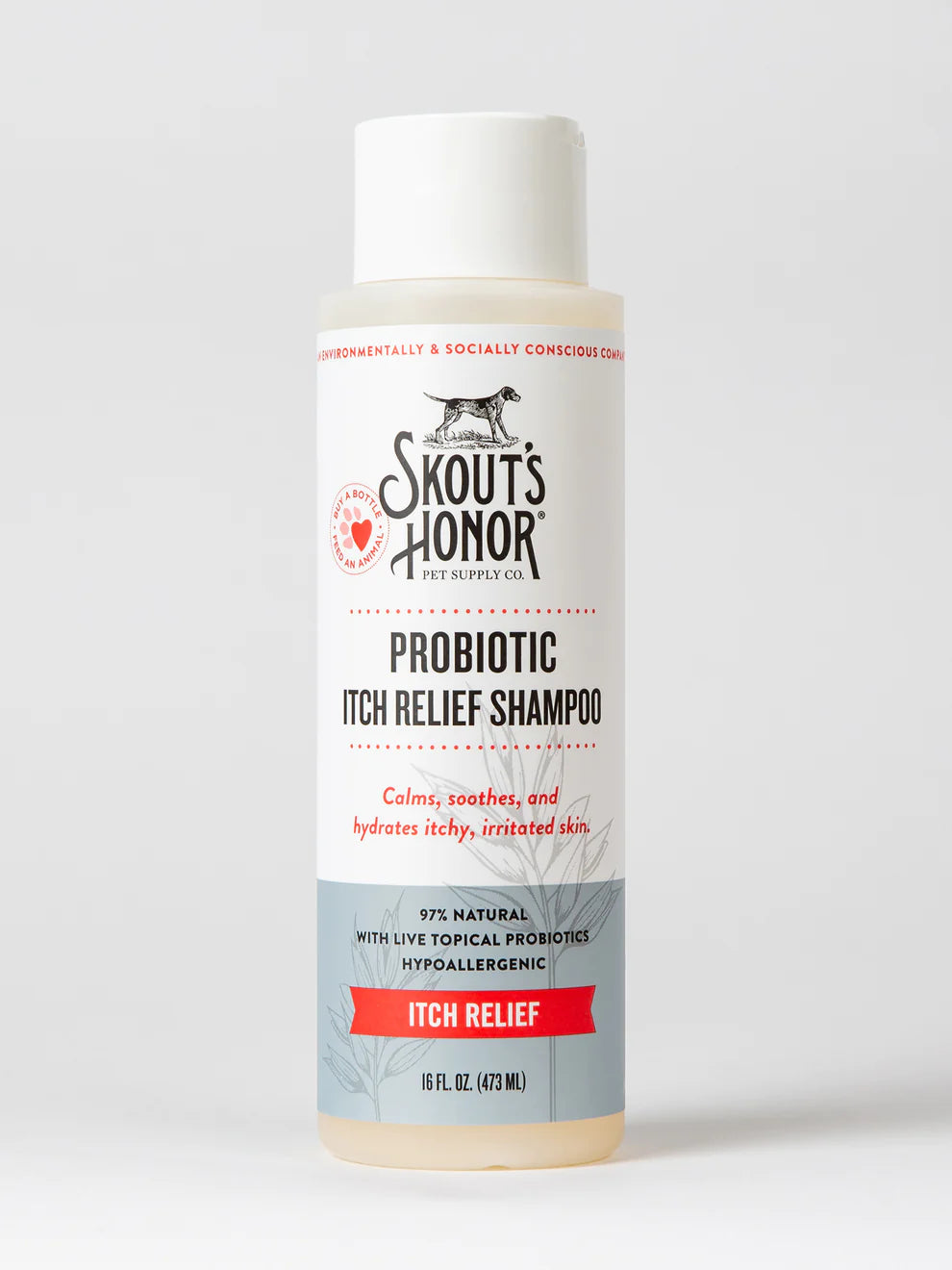 SKOUT ’ S HONOR PROBIOTIC ITCH RELIEF SHAMPOO