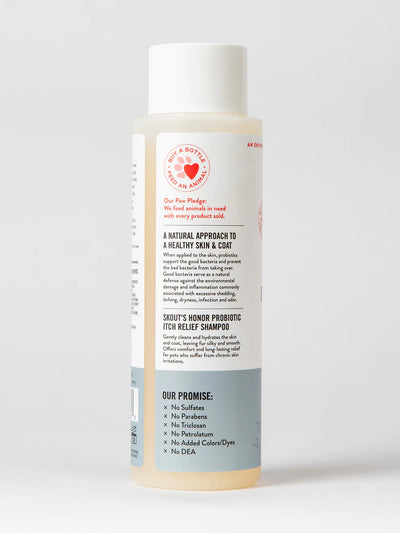 SKOUT ’ S HONOR PROBIOTIC ITCH RELIEF SHAMPOO