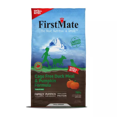 FIRSTMATE GRAIN FREE LIMITED INGREDITENT DUCK & PUMPKIN SMALL BREED DRY DOG FOOD