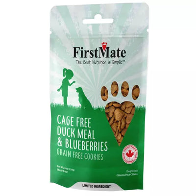 FIRSTMATE DUCK WITH BLUEBERRY DOG TREATS
