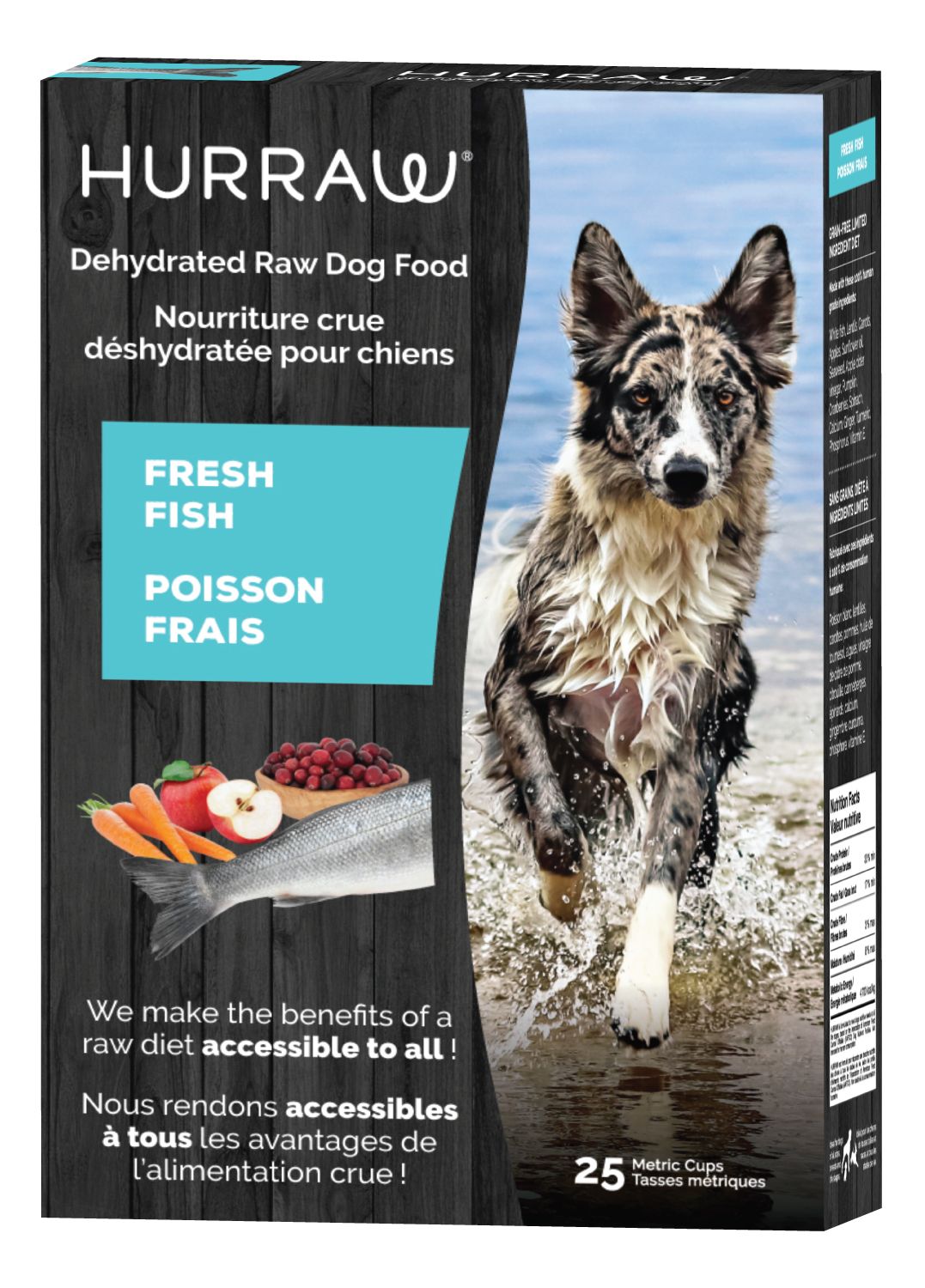 HURRAW FRESH FISH DEHYDRATED RAW DOG FOOD