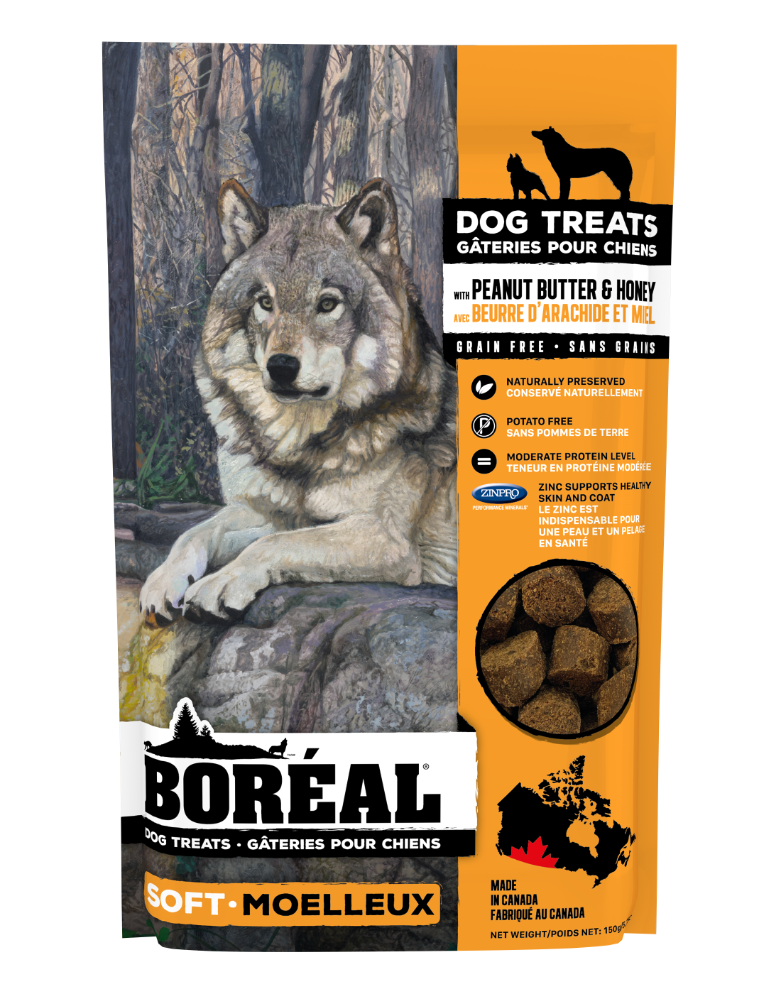 BOREAL DOG TREATS : PEANUT BUTTER & HONEY