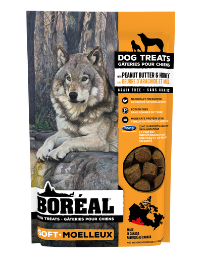 BOREAL DOG TREATS : PEANUT BUTTER & HONEY