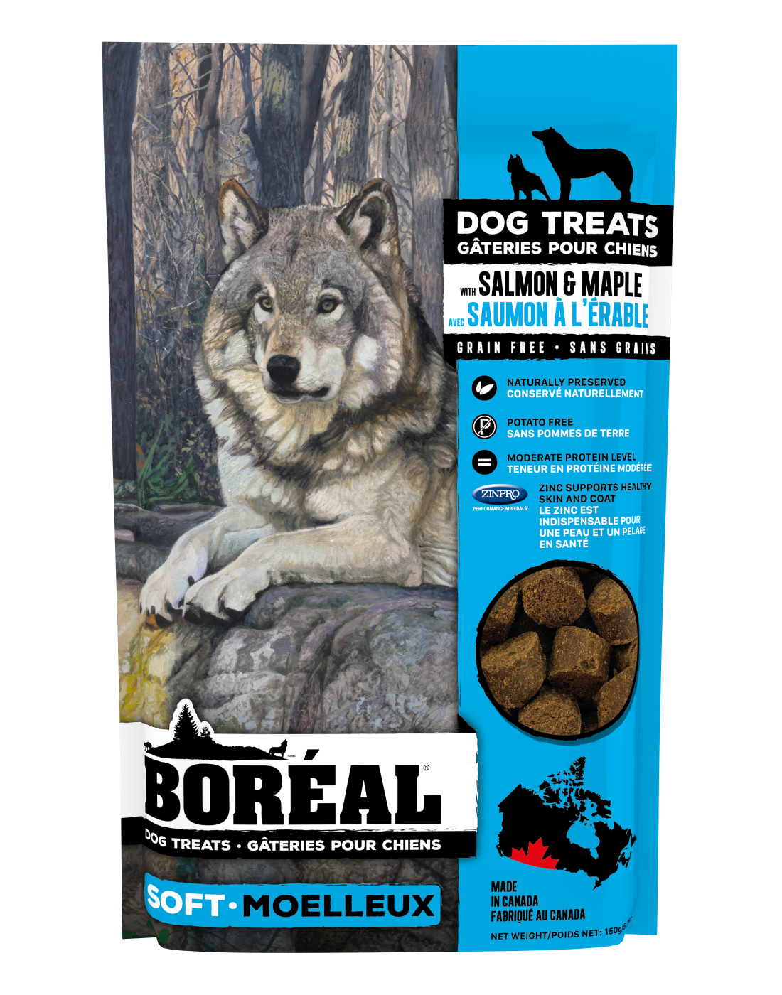 BOREAL DOG TREATS : SALMON & MAPLE