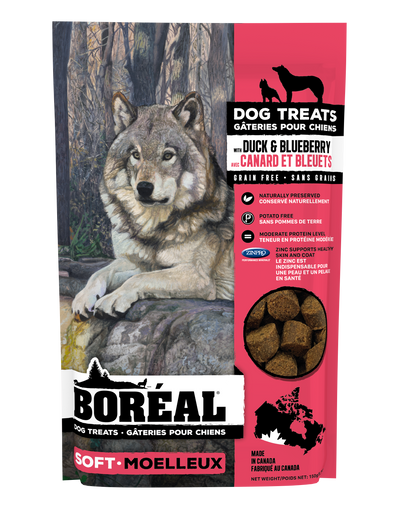 BOREAL DOG TREATS : DUCK & BLUEBERRY