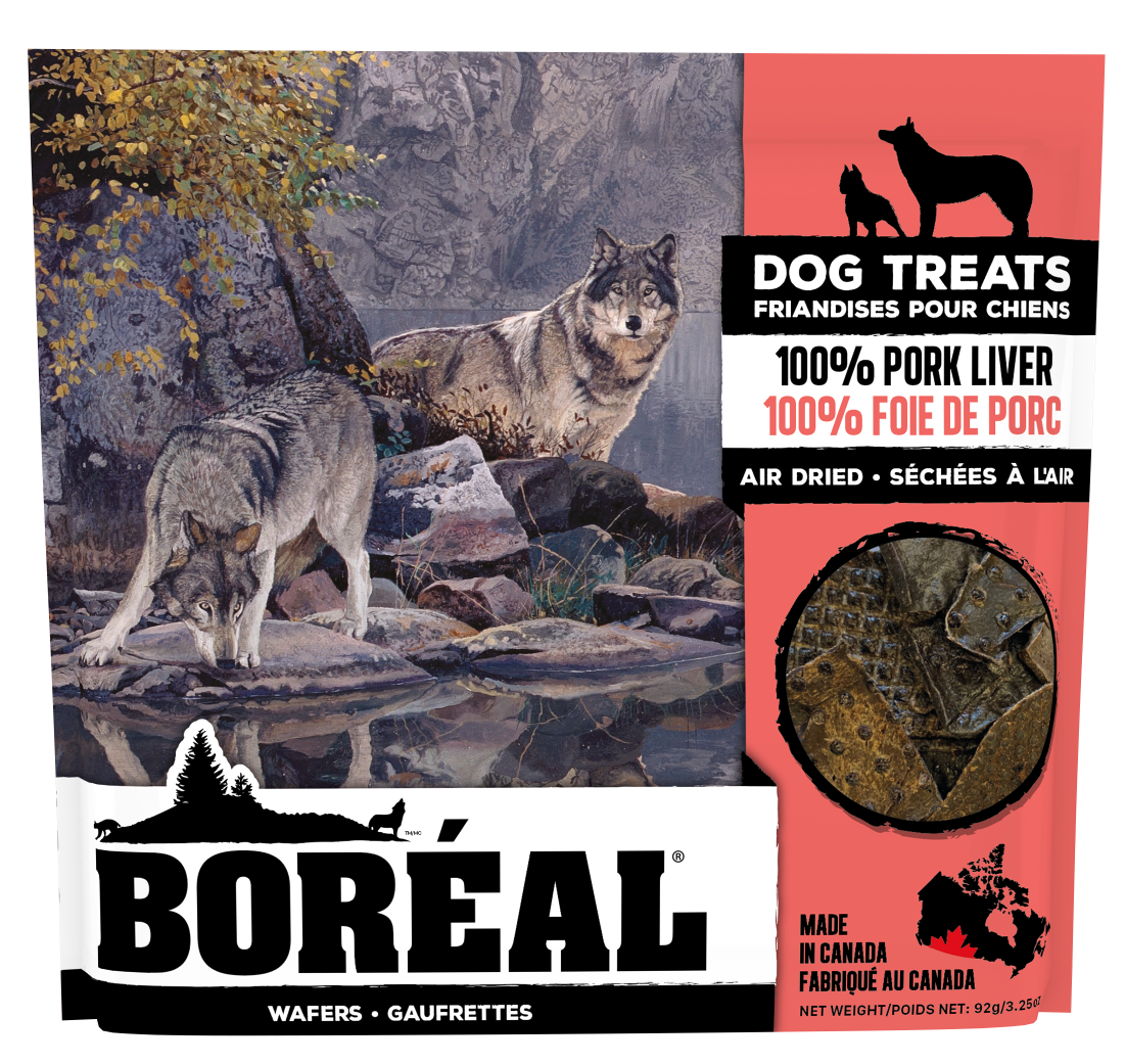 BOREAL DOG TREATS : AIR DRIED PORK LIVER