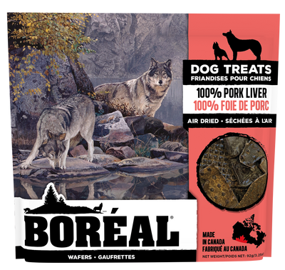 BOREAL DOG TREATS : AIR DRIED PORK LIVER