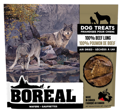 BOREAL DOG TREATS : AIR DRIED BEEF LUNG