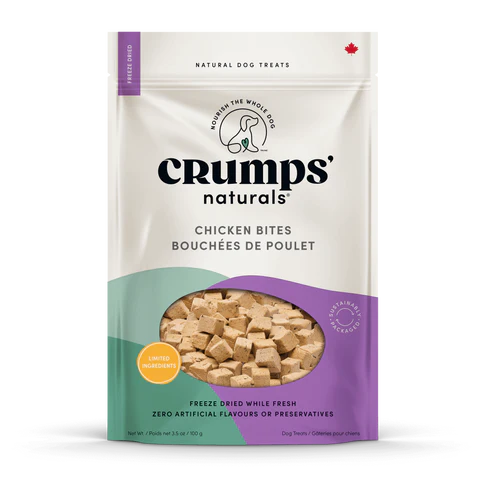 CRUMPS NATURALS CHICKEN BITES BITES DOG TREATS