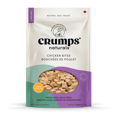 CRUMPS NATURALS CHICKEN BITES BITES DOG TREATS