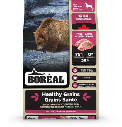 BORÉAL HEALTHY GRAINS LARGE BREED RED MEAT DOG FOOD : 30LB