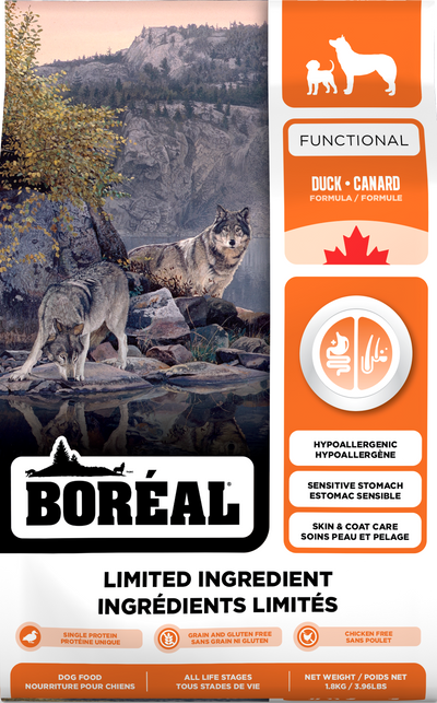 BORÉAL FUNCTIONAL LIMITED INGREDIENT DOG FOOD : DUCK