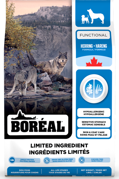 BORÉAL FUNCTIONAL LIMITED INGREDIENT DOG FOOD : HERRING