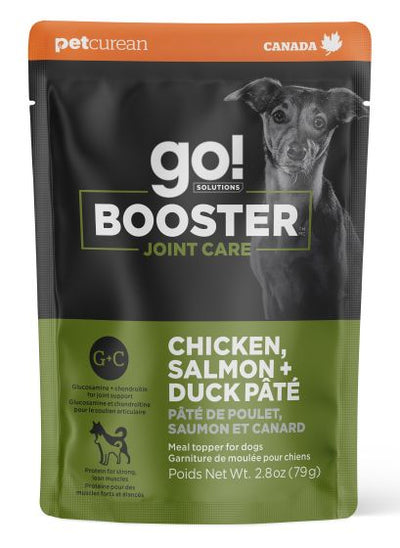 GO! SOLUTIONS JOINT CARE CHICKEN, SALMON + DUCK PÂTÉ BOOSTER FOR DOGS