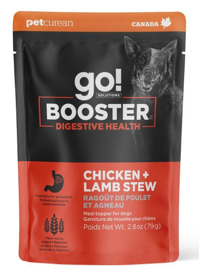 GO! SOLUTIONS DIGESTIVE HEALTH CHICKEN + LAMB STEW BOOSTER FOR DOGS