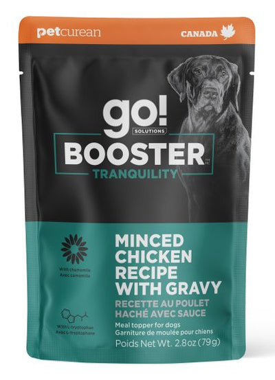 GO! SOLUTIONS TRANQUILITY MINCED CHICKEN WITH GRAVY BOOSTER FOR DOGS