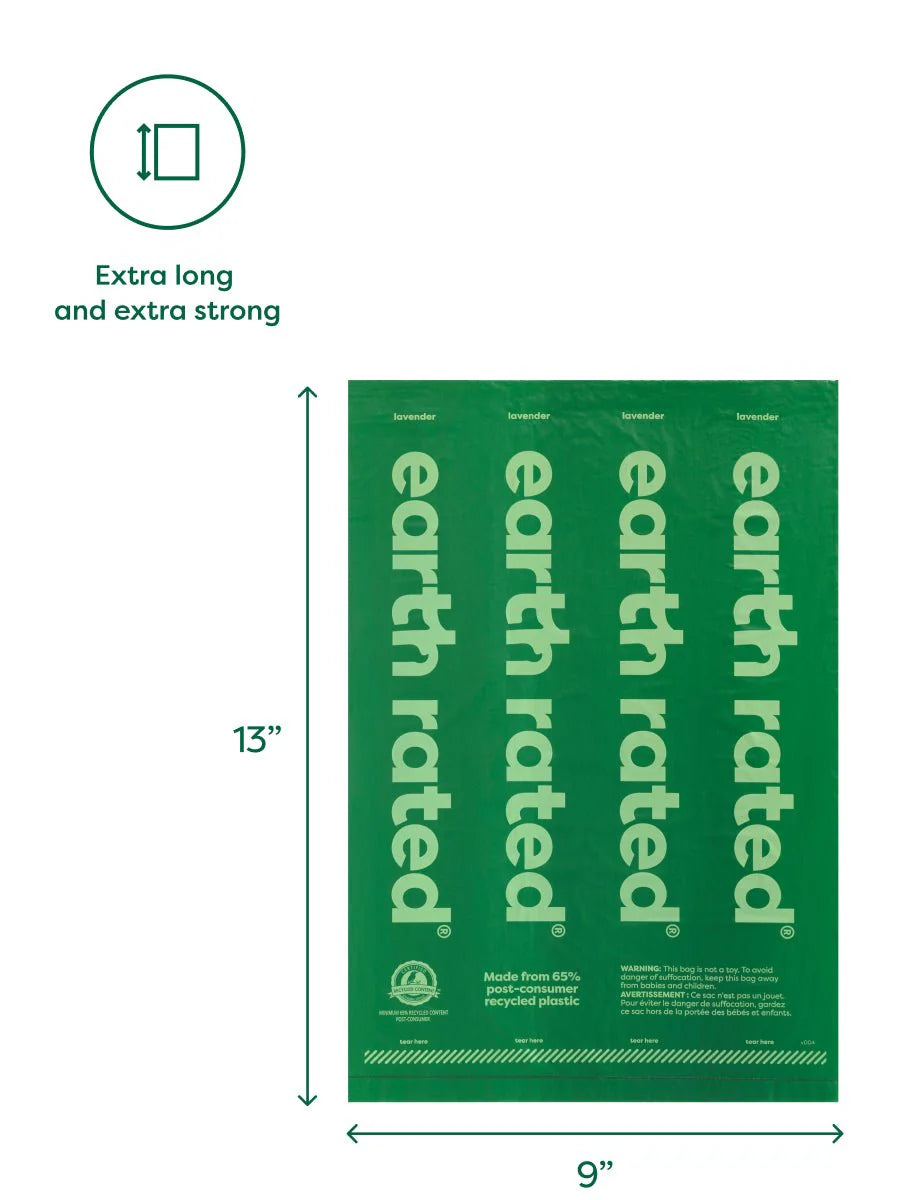 EARTH RATED POOP BAGS ROLLS