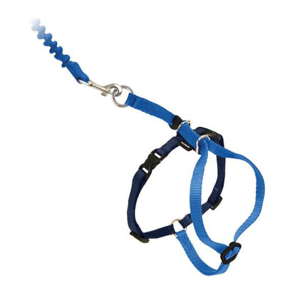 PetSafe Come With Me Kitty Harness And Bungee Leash Blue