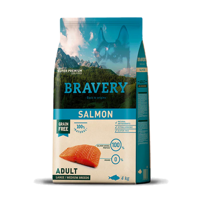 BRAVERY SALMON - ADULT DOG (MEDIUM / LARGE BREEDS)