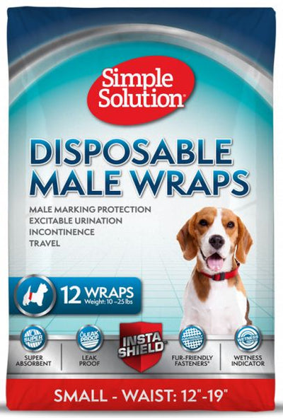 Simple Solution Disposable Male Wraps DOG
