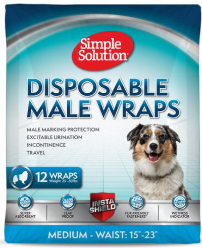 Simple Solution Disposable Male Wraps DOG