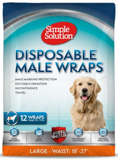 Simple Solution Disposable Male Wraps DOG