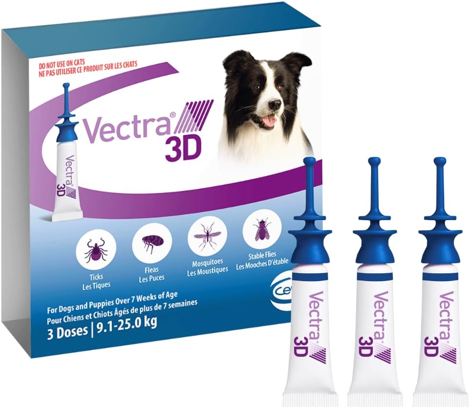 VECTRA® 3D FOR DOGS 9.1KG to 25KG