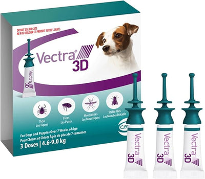VECTRA® 3D FOR DOGS 4.6KG to 9 KG