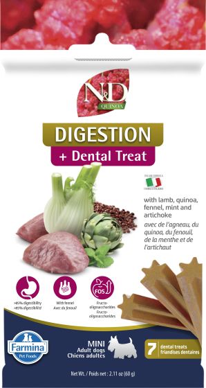 FARMINA N&D DENTAL STICKS WITH DIGESTION FOR DOGS