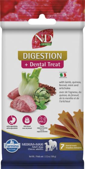 FARMINA N&D DENTAL STICKS WITH DIGESTION FOR DOGS