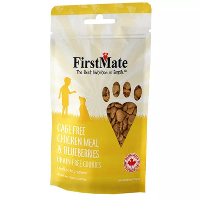 FIRSTMATE CHICKEN WITH BLUEBERRY MINI BITES DOG TREATS