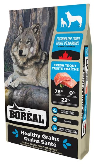 BORÉAL HEALTHY GRAINS FRESHWATER TROUT DOG FOOD