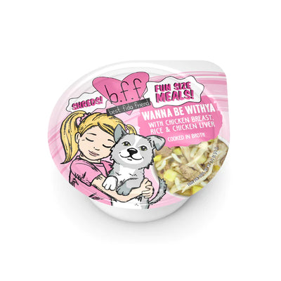 WERUVA BFF FUN SIZE MEALS WANNA BE WITHYA WITH CHICKEN BREAST, RICE AND CHICKEN LIVER