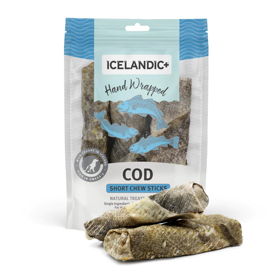 HAND COD SHORT CHEW STICKS DOG TREATS