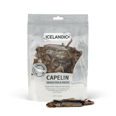 ICELANDIC CAPELIN WHOLE FISH  DOG TREATS