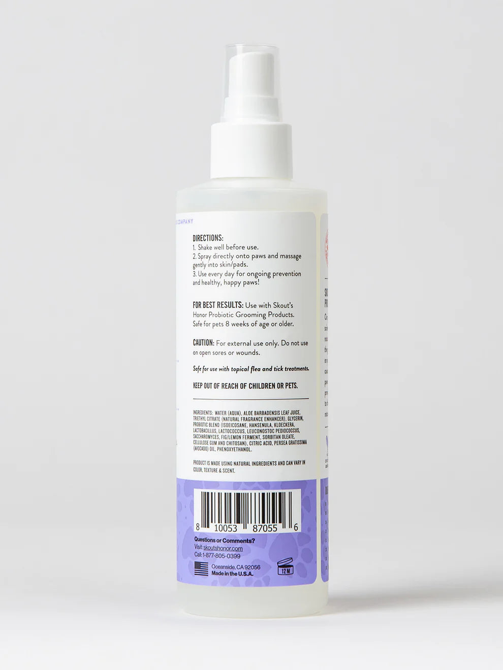 SKOUT ’ S HONOR PROBIOTIC PAW SPRAY