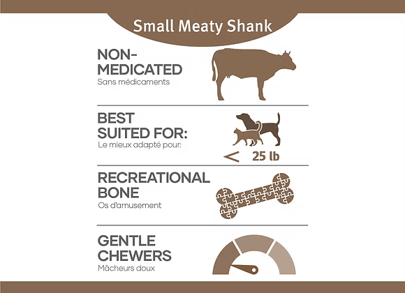 RED DOG BLUE KAT BEEF SHANK FROZEN BONES