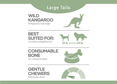 RED DOG BLUE KAT KANGAROO TAILS FROZEN BONES