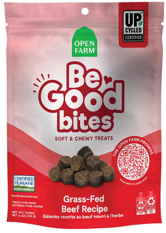 OPEN FARM® BE GOOD BITES GRASS - FED BEEF DOG TREATS