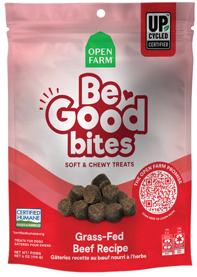 OPEN FARM® BE GOOD BITES GRASS - FED BEEF DOG TREATS