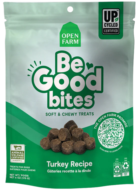 OPEN FARM® BE GOOD BITES TURKEY RECIPE DOG TREATS