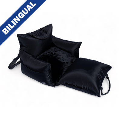 4 CATS & DOGS MARCO CAR & TRAVEL BED BLACK
